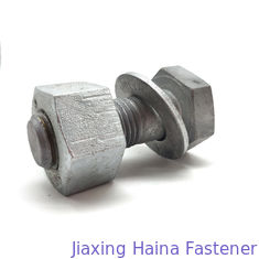 carbon steel HDG Power Fitting Metric Hex Head Bolts and Flat Washer
