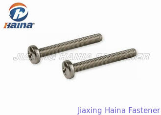 Stainless Steel Machine Screws Cross Recessed Pan Head For Electric Products