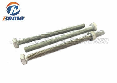 Schroeven van de de Hete Onderdompelings Gegalvaniseerde DIN933 M12x130 Gr.8.8 Hexuitdraai GLB van hexuitdraai de Hoofdbouten