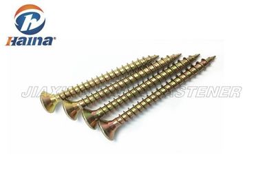 DIN7505 5X30mm Pozi-Hoofd Zelf Onttrekkend de Schroeven Geel Zink van Aandrijvingscsk plateerde 30MM Lengte