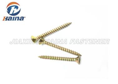 DIN7505 5X30mm Pozi-Hoofd Zelf Onttrekkend de Schroeven Geel Zink van Aandrijvingscsk plateerde 30MM Lengte