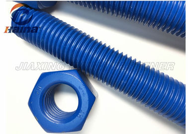 Van de het koolstofstaalnagel van ASTM A193 B7 van de het Staalbar de Blauwe Ingepaste Bouten en de Noten