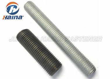 DIN975 Koolstofstaal Materiële Zwarte Deklaag volledig Ingepast Rod For Building