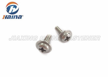 Roestvrij staal 304 316 Machine Dwars In een nis gezet Pan Head Screws With Collar