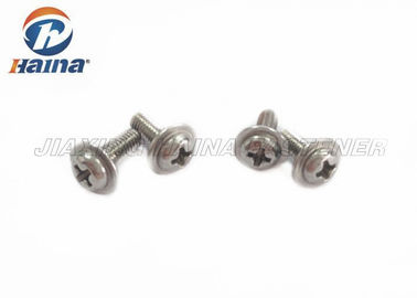 Roestvrij staal 304 316 Machine Dwars In een nis gezet Pan Head Screws With Collar