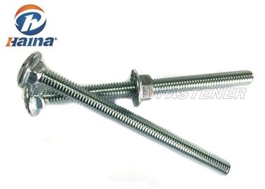 De vierkante Bouten van Zinc Plated Carriage van de Halsbus voor Hout met Flensnoot