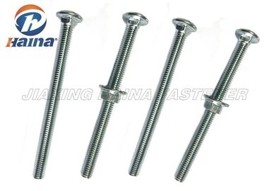 De vierkante Bouten van Zinc Plated Carriage van de Halsbus voor Hout met Flensnoot