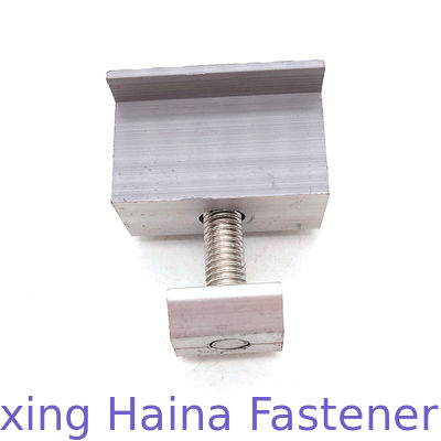 Medio de Steunklem van het Aluminiumzonnepaneel met het Hoofdglb Schroef van de Hexuitdraaicontactdoos