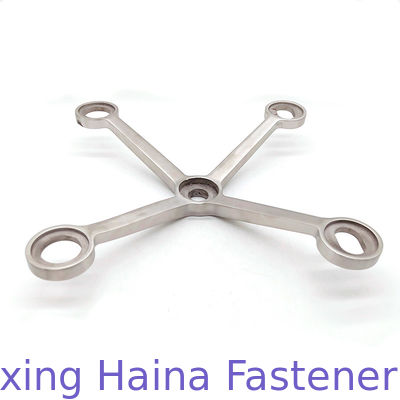 Hoge fabriek - kwaliteit 304 316 Montage van de het GlasGordijngevel van de Roestvrij staalspin