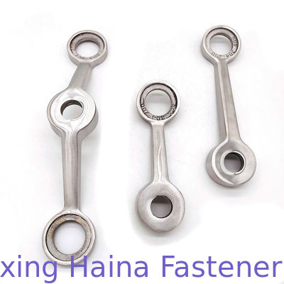 Roestvrij staal 304 316 Één Spin van het Wapenglas voor Gordijngevelmontage