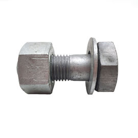 M30 Hot Dip Galvanized Spring Lock Washers Stud hex Bolts and Nuts